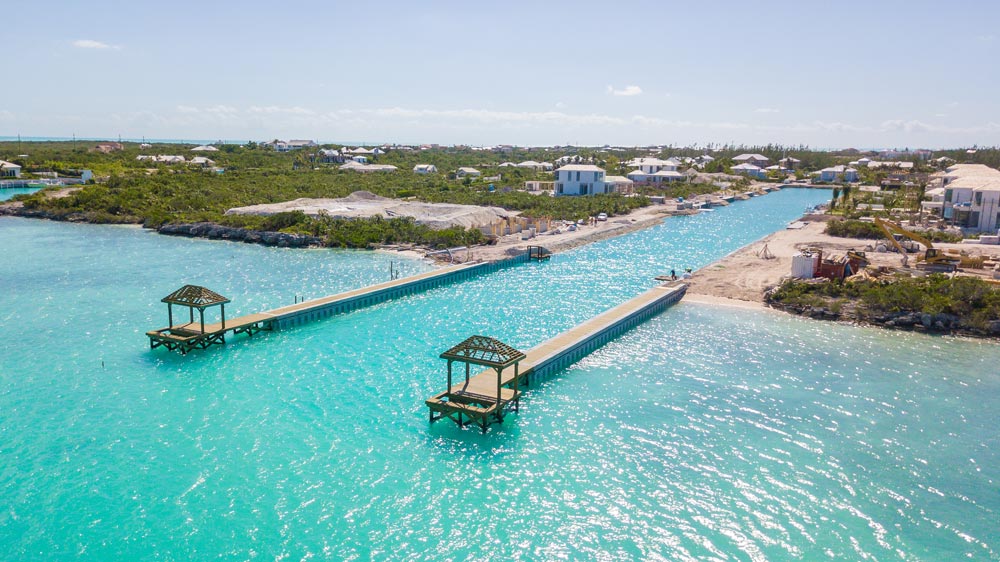 Providenciales Canal front villas, Blue Cay Estate